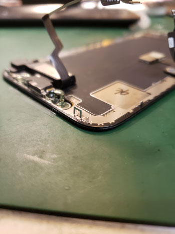 iPhoneデフォルトの状態での発色チェック