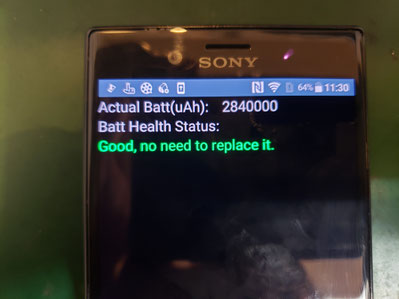 テストモードでバッテリーに不備なく交換の終わったXcompact