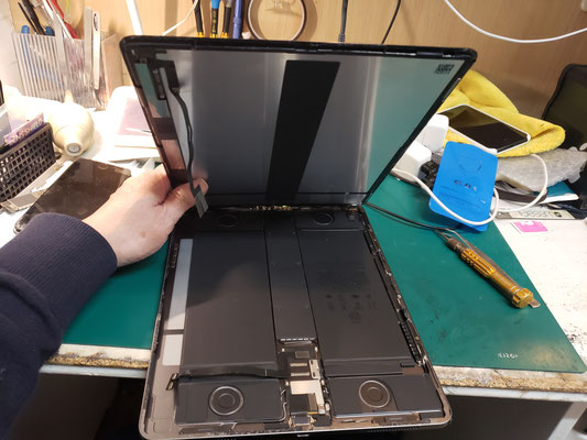 iPad Pro 12.9inc お風呂で水没