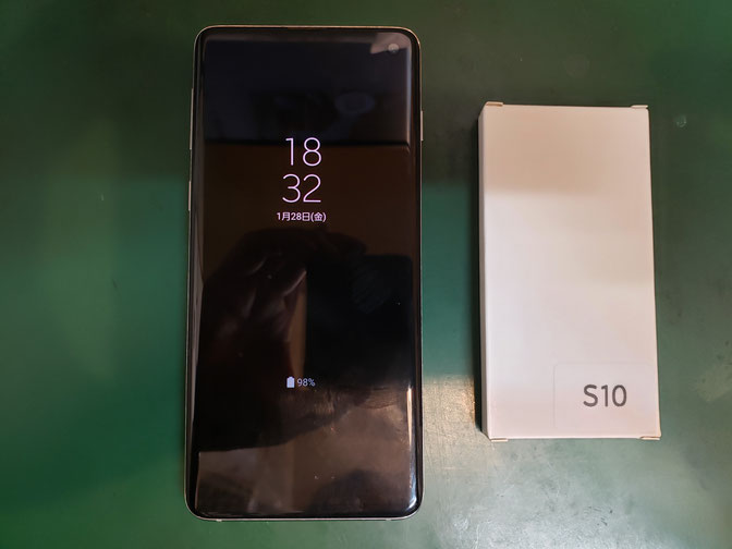 SAMSUNG Galaxy S10バッテリー交換即日