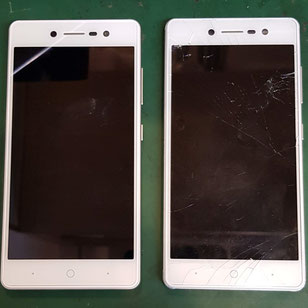 ZTE　BLADE　画面修理