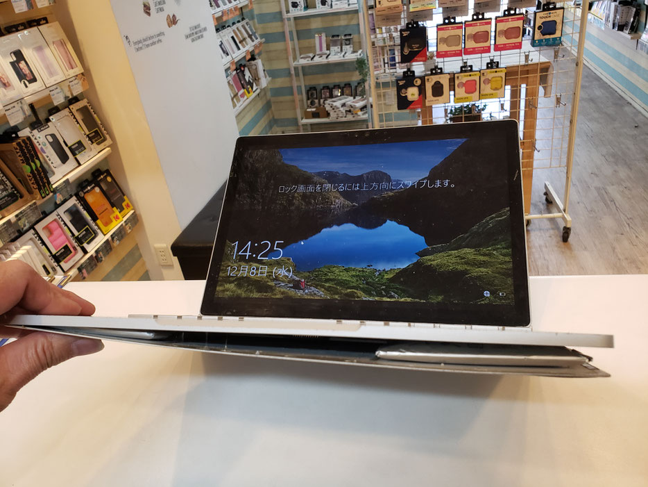 Surface膨張バッテリー交換実績