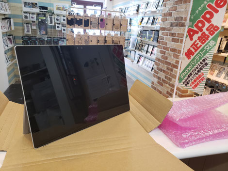 Surface Pro5 オンライン郵送修理でヤマト運輸で届いた状態